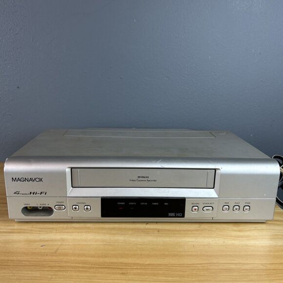 Magnavox MVR650MG/17 4-Head Hi-Fi VHS VCR Player Recorder-Repair - Picture 1 of 8